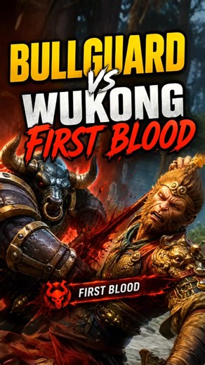 💀 FIRST BLOOD! Bullguard vs Wukong Boss Fight ||#shorts #blackmythwukonggameplay #blackmyth