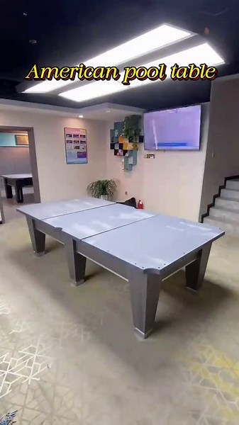 9ft American pool table 🎱 Smooth play. Professional build. #cuesports #billiardtable #billiards #factory #pooltable