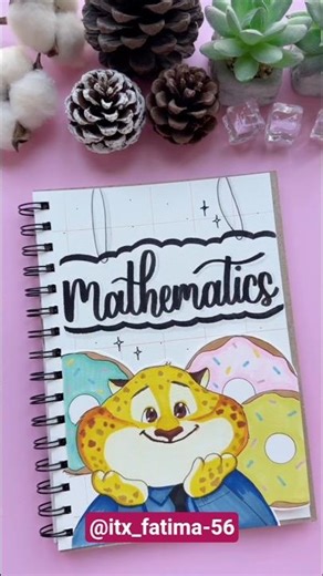 front page design for mathematics 📚➗ #shorts