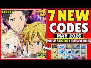 💥May Codes💥7DS Grand Cross Codes | Seven Deadly Sins:Grand Cross Coupon Code 2026 | 7DS Code