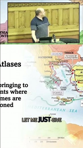 Apostle Paul's Journeys: Incredible Bible Atlas Maps Revealed! #shorts
