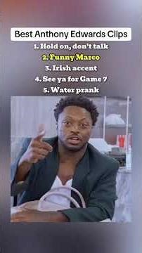 The funniest Anthony Edward’s clips 😂🤯 #NBA #Basketball #anthonyedwards