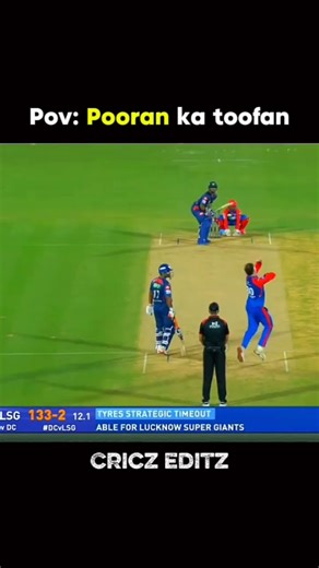 Pooran ka Toofan!!! 🥶💀#cricketshorts #trendingshorts #ipl