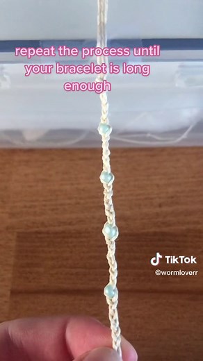 Easy Braided Bead Bracelet Tutorial