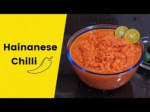 THE BEST HAINANESE CHILLI RECIPE | How To Make Chilli Sauce For Chicken Rice