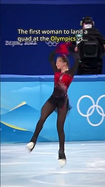 So crazy how this all happened at just one Olympics🤯 #figureskating #sports #olympics #worldsfirst