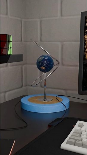 Satisfying Kinetic Earth Perpetual Motion 🌍 (Blender 5.0)