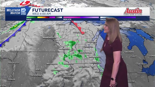 Impact day: wintry mix to 60s