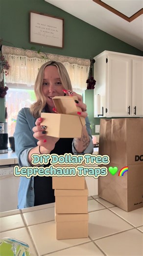 Super cute and fun dollar tree leprechaun traps we made this week 🍀🌈 totally did not have a plan and low key winged it but I think they turned out super cute !! Perfect Saint Patrick’s day creative activity 💚 #stpatricksdayactivities #leprechauntrap #preschoolactivities #homeschooling #homeschoolmom