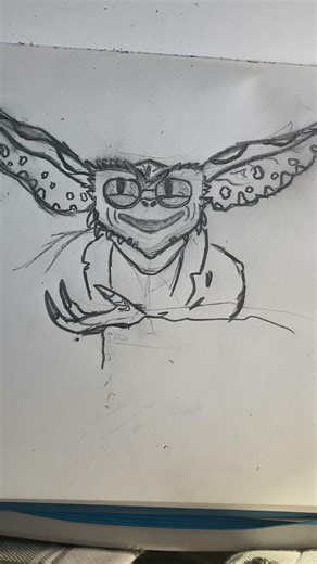 Brain gremlin art #Gremlins1990 #Movie ￼day 1