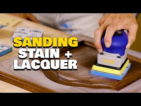 Sanding and Painting Stained and Lacquered Cabinet Doors