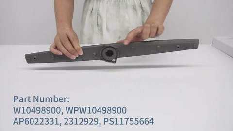 WPW10498900 Dishwasher Middle Center Spray Arm Fit for Whirlpool Amana | Center Spray Arm WDTA50SAHZ0 WDT750SAHZ0 WDT720PADM2 WDT730PAHZ0 Part# W10498900 AP6022331 WPW10448645 PS11755664