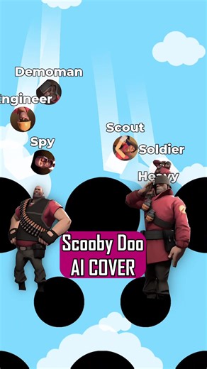 What's New, Scooby Doo - AI cover with Team Fortress 2 characters #songcover #marblerace #marblerun #tf2 #teamfortress2