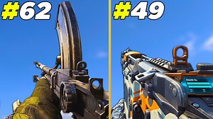 Ranking Every Lmg In Cod History (worst To Best) Part 1