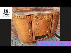 Restoring an Old Broken Cabinet Left by the Roadside