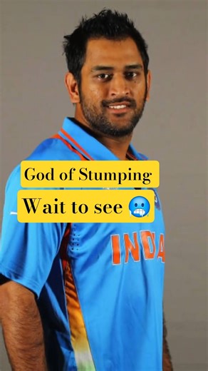 The God Of Stumping 🥶#msdhoni #cricket #shorts
