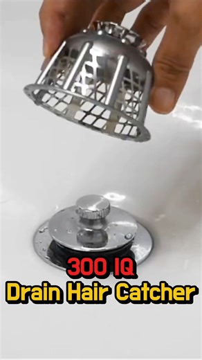 No More Clogged Drains! 🛁 The Easiest Bathtub Hair Catcher Ever! #lifehacks #homedecor