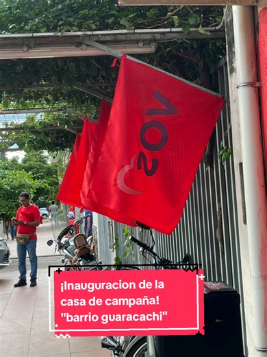 Con el apoyo de los vecinos, así se vivió la inauguración de la casa de campaña del DM-6 en el barrio Guaracachi. @mamensaavedra @Roxana Del Río #convos #mamensaavedra #santacruz #bolivia
