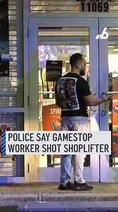 A GameStop employee was arrested after police said he fatally shot a shoplifter — now he's speaking out. Derrick Guerrero was released on bond more than a day after the shooting at the Pembroke Pines store claimed a man's life. "I’m really sorry for the family. I didn’t mean for any of this to happen to the family. It wasn’t my intention," Guerrero told reporters. Full story: https://www.nbcmiami.com/news/local/really-sorry-pembroke-pines-gamestop-worker-accused-of-shooting-shoplifter-speaks/313