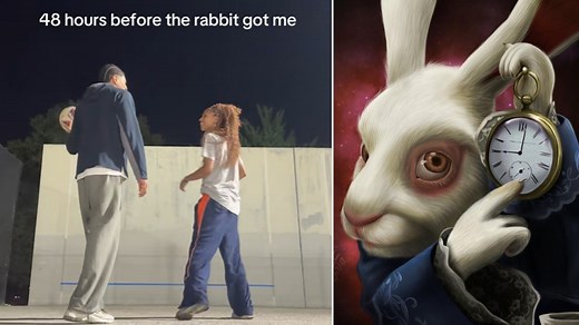 What Does 'The Rabbit Got Me' Mean On TikTok? How The Viral Trend Relates To The 'White Rabbit Pointing At Clock' Meme Explained