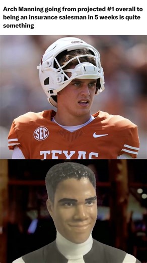 Arch Manning's quick fall from grace 😭