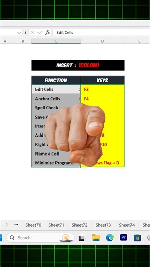 Unique Way to Add Colon : in MS Excel #question #computer #exceltricks #Colon #Excel #tips 💡 | Ovins Kawre