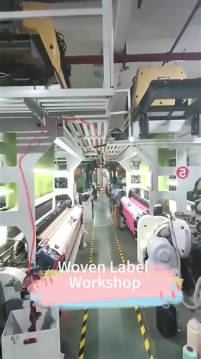 Woven label workshop#wovenlabel #garmentaccessories #OEM #wholesale #B2B