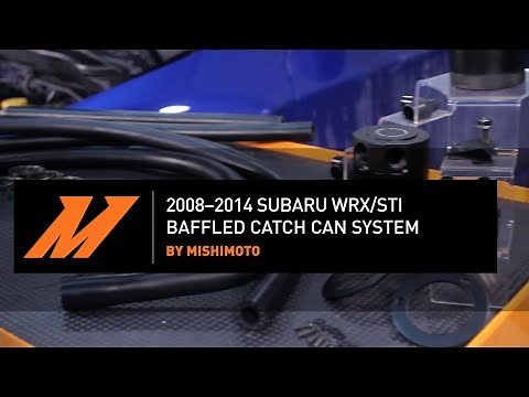 Baffled Oil Catch Can System for the 2008–2014 Subaru WRX Installation Video