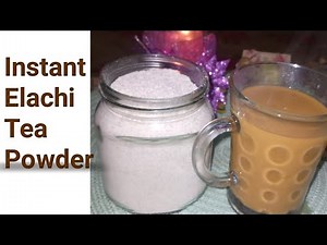 Instant Elachi Tea Powder Homemade| SZ Food Expert|