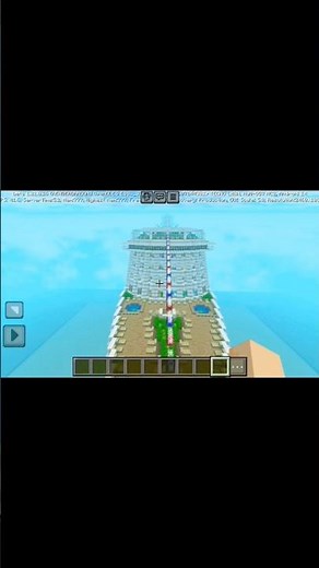 minecraft A Big cruise ship 🚢