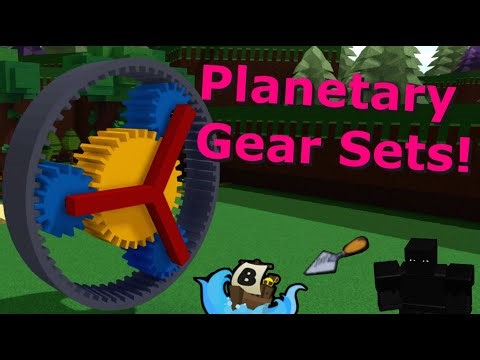 Build a Boat - Internal and Planetary gear sets with scripts (tutorial)