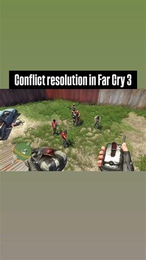 Conflict resolution in Far Cry 3 | #gaming #farcry #farcry3