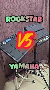 Rockstar VS Yamaha DTX | Tones comparison | Beginner Pad VS Professional Pad #viral #trending #demo