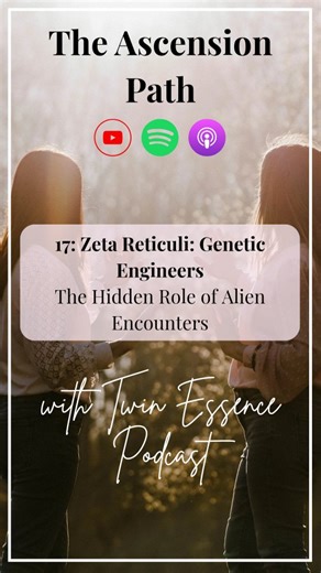 The Zeta Reticuli play a distinct role in “alien abductions”, UFO sightings, and encounters of the first kind. They’re known for sampling human DNA to help further the genetics of their own race. A new episode of The Ascension Path with Twin Essence podcast (Zeta Reticuli: Genetic Engineers) is out on Friday! Watch on YouTube / Listen on Spotify and Apple #starseed #starseedtransmissions #starseedlightworker #ascension #spiritualjourney #newearth #Gaia #psychicmedium #podcast #starseedactivation
