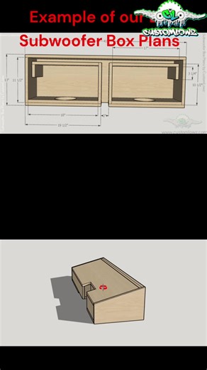 DIY Subwoofer Box Plans at www.customlowz.com! Build your own subwoofer box and take your truck system to the next level. #diycaraudio #learnhowto #diymadeeasy