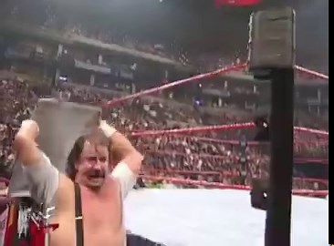 The New Age Outlaws vs Cactus Jack and Chainsaw Charlie WrestleMania 14 Tag Team Championship Dumpster Match