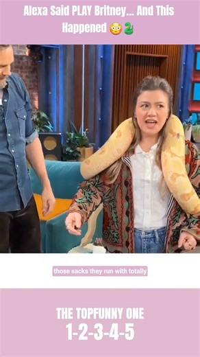 Alexa Said PLAY Britney… And This Happened 😳🐍 #shorts #funny #viral #comedy #celebrity