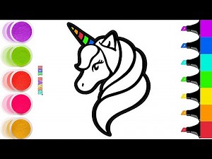 🦄Drawing And Coloring a Rainbow Unicorn | Easy Step By Step Tutorial #64