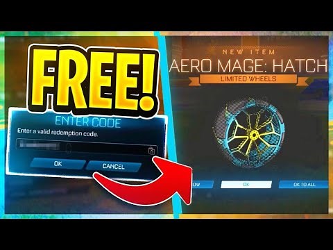 ALL *FREE* REDEEM CODES ON ROCKET LEAGUE! [UPDATED 2022]