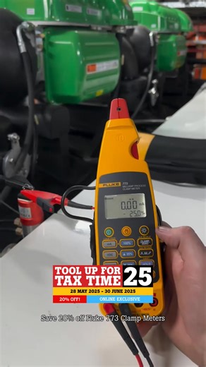 ⚡ Easily measure, source, and simulate 4-20 mA and 0-10 V DC signals with the Fluke 773 Milliamp Process Clamp Meter! 🤑 Save 20% off Fluke 773 Milliamp Process Clamp Meters this EOFY! ⏳ Only from May 28 to June 30, exclusively via the Fluke Australia online store! | Fluke Australia