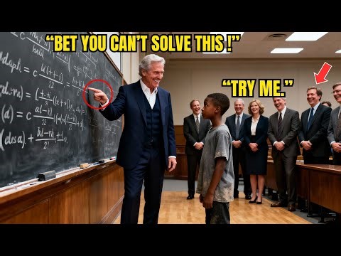 Black Schoolboy Said He'd Solve What Professors Debated for Decades — Thought It Was a Joke Until...