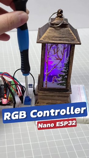 Smooth RGB Blending with Arduino and Potentiometer
