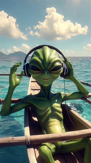 Alien Finds Paradise 👽🌊 | Paradise's Falling #poprock #alienparadise #poppunk
