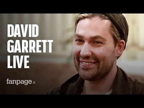 David Garrett on tour: "Rock and classical music are quite similar, It's alla about hard work"