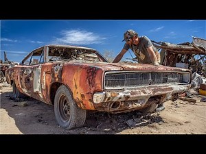 Asmr Car Restoration! Full Restoration of a Dodge Charger 1966 from Total Disrepair to Looking New