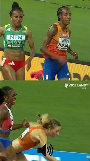 🤯 Dutch runners double fall while in lead at World Champs! 🤯
