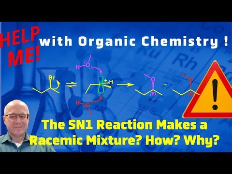 Why does an SN1 Reaction Form Racemic Products? The SN1 Mechanism. Help Me With Organic Chemistry!
