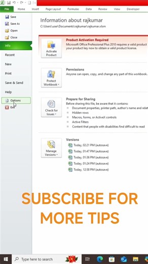Background colour in excel #excel #viral