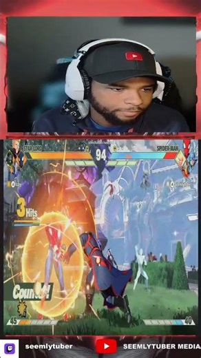 Man's Reaction to Intense Split-Screen Battles #shorts