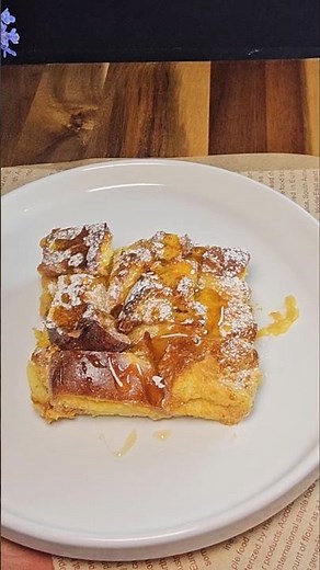 Baked French Toast 😋#frenchtoast #ternding